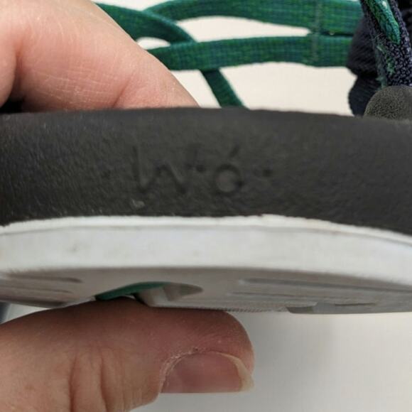 Chaco Green and Black Women's Sandals - Picture 5 of 6